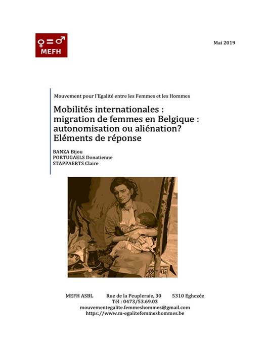 Mobilités internationales : migration de femmes en Belgique : autonomisation ou aliénation ?